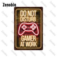 Tin Sign De Metal Video Games Decoración Para La Habitación Del Juego Zona Gamer Placa De Hierro Decorativa Rectangular - details 10