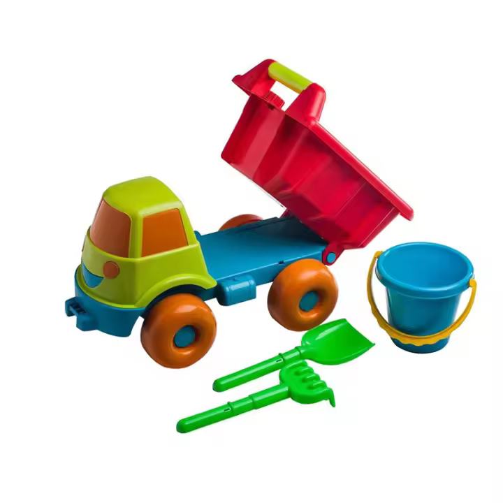 Conjunto Happy camión con remolque y cubo con accesorios de Jisa - 1