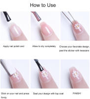 Pegatina De Uñas 3D Emboss Sunflower Retro 5D Adhesiva Para Primavera Decoración De Uñas Para Niñas Artículos De Belleza Para Uñas - details 6