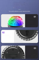 Lámpara De Escenario Dinámica Multicolor LED Para Interior Mini Bola Mágica Decorativa Luz Nocturna De Ambiente Disco - details 6