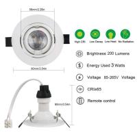 Focos LED empotrables GU10 ajustables, lámpara RGB que cambia de color, luz blanca cálida, 6 W, luz de techo (juego de 6) - details 1