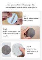 Lámpara De Pared LED Sin Cable Con USB Para Cocina Dormitorio Sala De Estar Iluminación Interior Decorativa Toque Mural Moderna - details 13