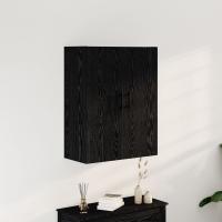 Gabinete Montado en la Pared vidaXL Negro Roble 69,5x34x90 cm Madera Ingeniería - details 0