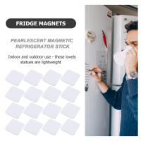 10 Pcs Magnets Para Nevera Material De Transferencia De Calor Blanco Decalcomanía Magnética Simplicidad Para Decoración Personalizada - details 5