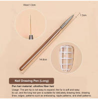 9PCS Pincel De Uñas Con Gel UV DIY Herramienta De Dibujo Para Manicura Y Diseño De Uñas Línea De Pintura Acrílica Combo De Uñas - details 4