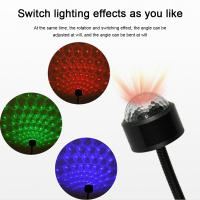Lámpara De Ambiente LED Mini Para Techo De Coche Proyector De Estrellas Galaxia USB Adaptable Decorativa Para Decoración De Habitaciones Y Automóviles - details 2