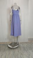Vestido Maxi Sin Mangas Para Mujer Verano 2024 Estilo Casual Con Tirantes A-Line Bajo El Hombro Vestido Grande Para Fiesta De Vacaciones - details 13