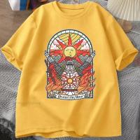 Camiseta De Algodón Para Hombre Dark Souls Church of the Sun T-shirt De Verano Casual Transpirable Y De Secado Rápido - details 10