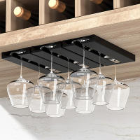 Estante Para Vinos Y Cristales De Cocina Y Comedor No Perforado Soporte Inverso Para Vajilla Y Cristales De Casa - details 0