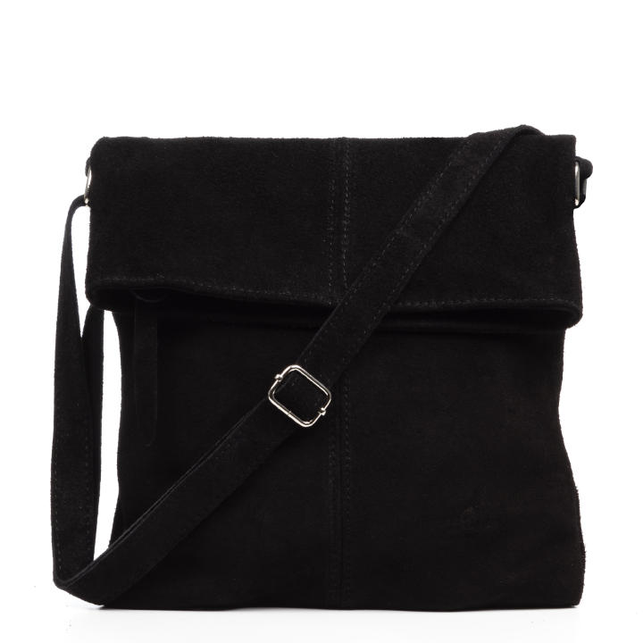 Firenze Artegiani. Airuno Bolso Bandolera Mujer.Piel Auténtica Gamuza