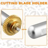 Perforation Blade,Engraving Tip,Wavy Blade,Fine Debossing Tip Single and Double Scoring Wheel for T - details 4