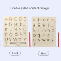 Juguetes Educativos De Madera Para Niños Tablero De Práctica De Letras Montessori Aprendizaje Temprano Control De La Pluma Edad Recomendada 3-12 Años - details 1