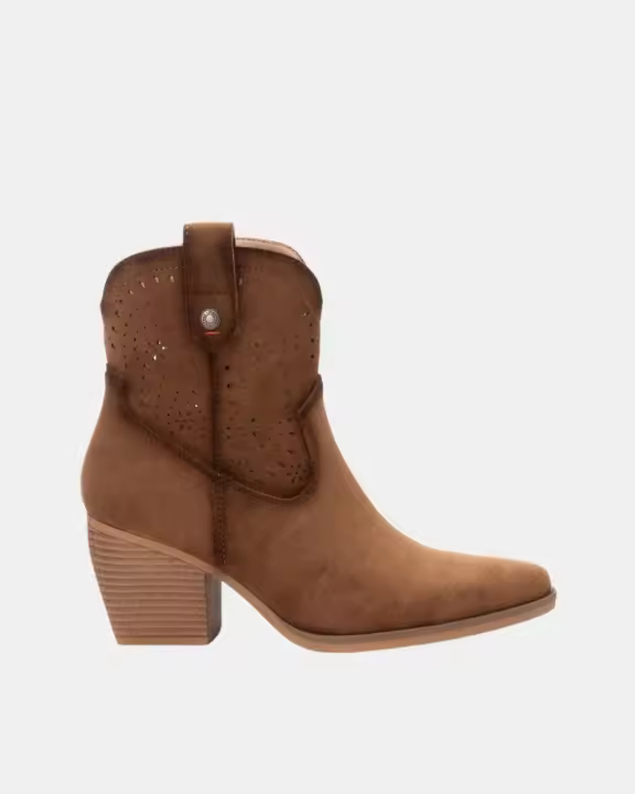 REFRESH 172518 Botines Cowboy Mujer Taupe - 1