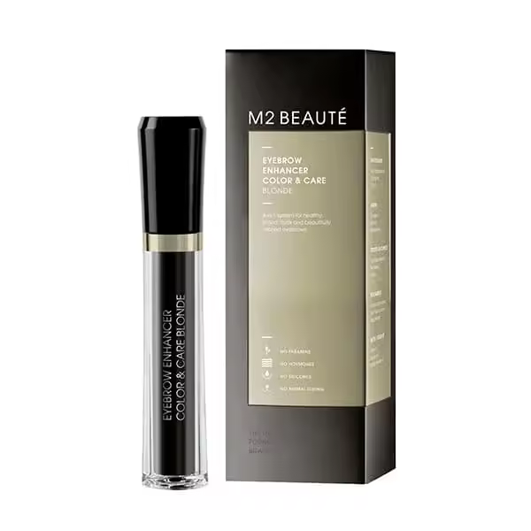 M2 Beauté | Eyebrow Enhancer Color & Care Blonde - gel innovador que estimula el crecimiento de las cejas - 6ml - 1
