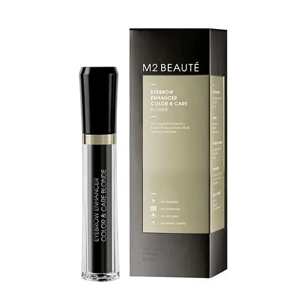 M2 Beauté | Eyebrow Enhancer Color & Care Blonde - gel innovador que estimula el crecimiento de las cejas - 6ml - 1