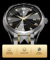 Reloj De Cuarzo Para Hombre RUIGE 2024 Correa De Acero Inoxidable Multi Funcional Impermeable Estilo Trendy Con Calendario Y Mostrador Semanal - details 1