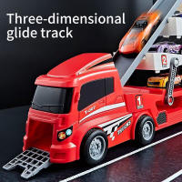 Camión De Construcción Con Contenedor Desmontable Coche De Aleación De 6 Piezas Coche De Pull-back Para Niños Regalo De Navidad Y Acción De Gracias - details 1