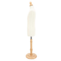 Elegante Torso De Hombre Maniquí Con Soporte Fácil De Montar Para Diseño Material De Madera Sin Químicos Peligrosos - details 2