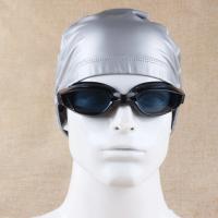 Nueva Cruz Roja Inalámbrica De PU Impermeable Para Deportes Acuáticos Gorro De Baño Para Natación En Piscina Tamaño Grande Adecuado Para Hombres Y Mujeres Adultos Protege Las Orejas Y El Cabello Largo - details 1