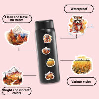 50PCS Etiquetas De Otoño Para Recogida Exquisitas Pegatinas Impermeables Para Teléfonos Móviles Portátiles Suitcases Tazas De Bebida - details 7