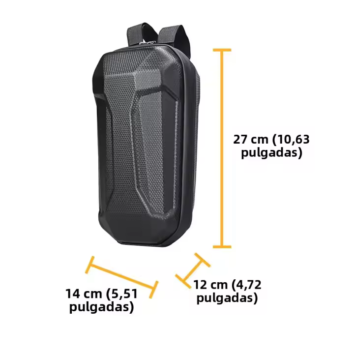 Bolsa De Almacenamiento Para Scooter Eléctrico 2/3/4L Impermeable Accesorios Para Motocicleta Y Bicicleta Bolsa Colgante Para Manillar Con Carcasa Rígida - 1