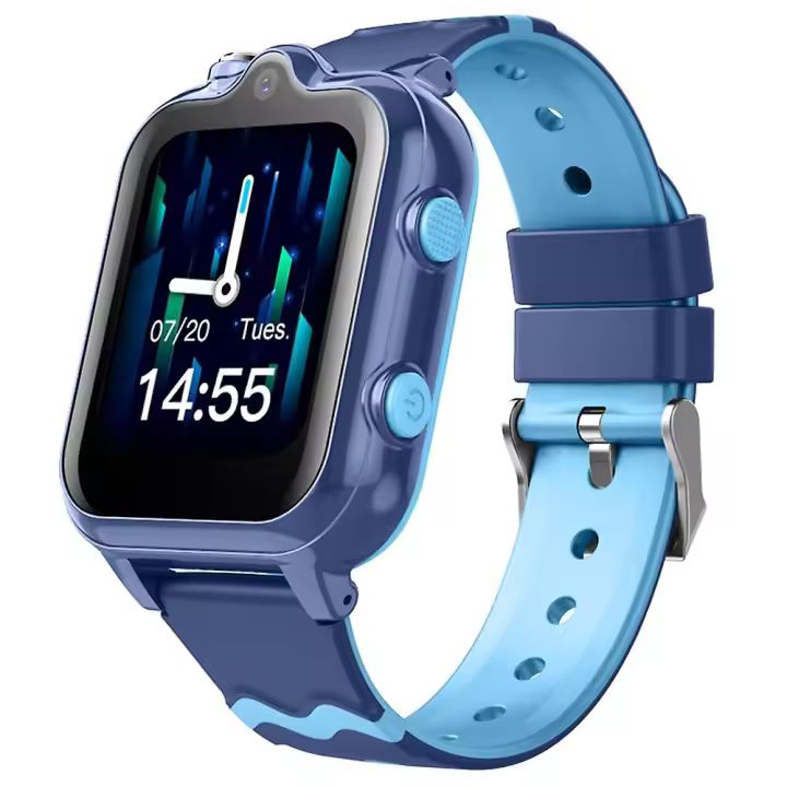 D35-C 4G Niños Reloj Inteligente GPS Rastreador De Dos Vías Videollamada Reloj De Doble Lente Para Niños-Negro - 1