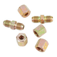 6pcs Conectores De Tubo De Freno 10mm X 1mm 2 Caminos Macho Hembra Nuts Unión De Línea De Freno Para Tubo De Freno 3/16" Fittings De Línea De Freno - details 3