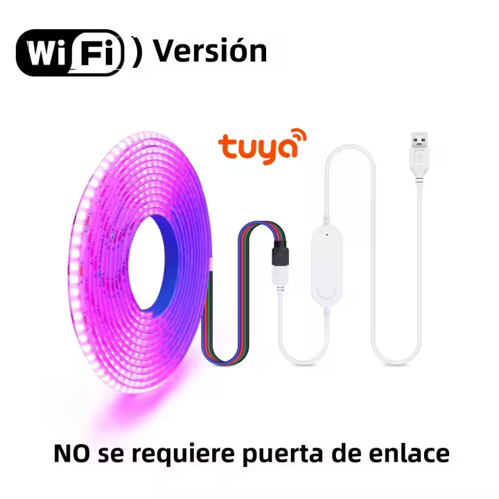 Luces LED RGB Inteligentes Zigbee USB Para TV Compatible Con Alexa Y Google Home Tira De LED COB DC5V Iluminación De Fondo Para Sala De Estar - 1
