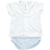 Calamaro conjunto de bebe niño  de camiseta y pololo - details 0