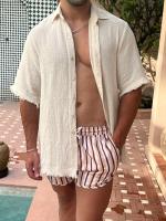 Shorts De Correr Para Hombres Verano Casual Impresión Playa Ligeros De Secado Rápido No Elásticos Para Natación Y Gimnasio - details 8