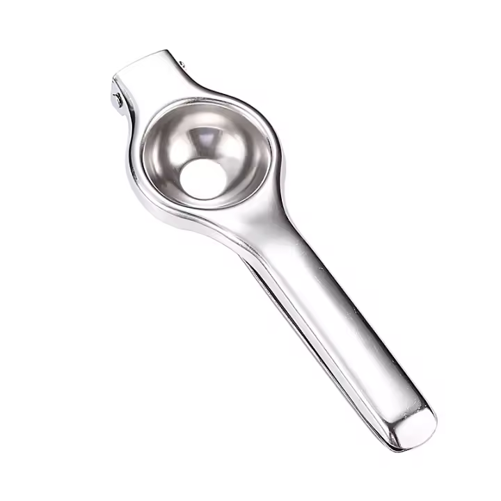 Citrus press - Lime press - Hand press - Manual fruit press - Silver - 1