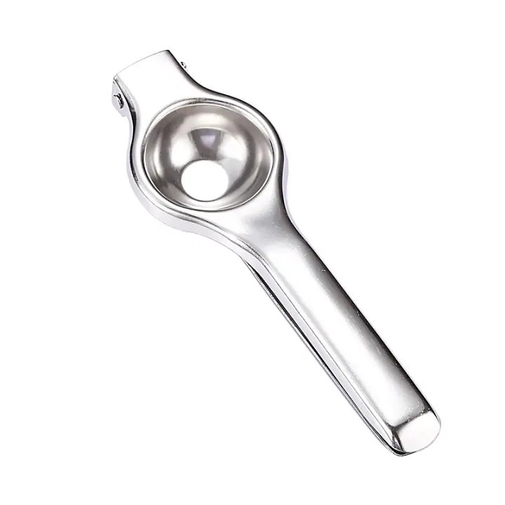 Citrus press - Lime press - Hand press - Manual fruit press - Silver - 1