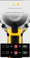 Llave de Impacto Inalámbrica Profesional - 500Nm de Torque, Batería Li-Ion1500AH - Ideal para Talleres Mecánicos y Reparación de Coches - details 5