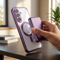 Funda + Protector Pantalla Cristal Templado para Samsung Galaxy A17 / A26 Carcasa Magnética de TPU con Borde Metalizado y Protector de Cámara Integrado - Meloenvias - details 1