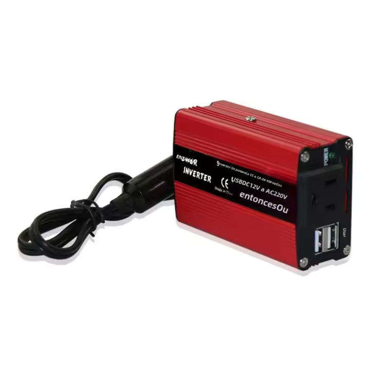Convertidor De Energía De 500W DC a AC 12V a 220V 110V Inversor Automático Con Cargador USB Doble Adaptador De Transformador Para Coche - 1