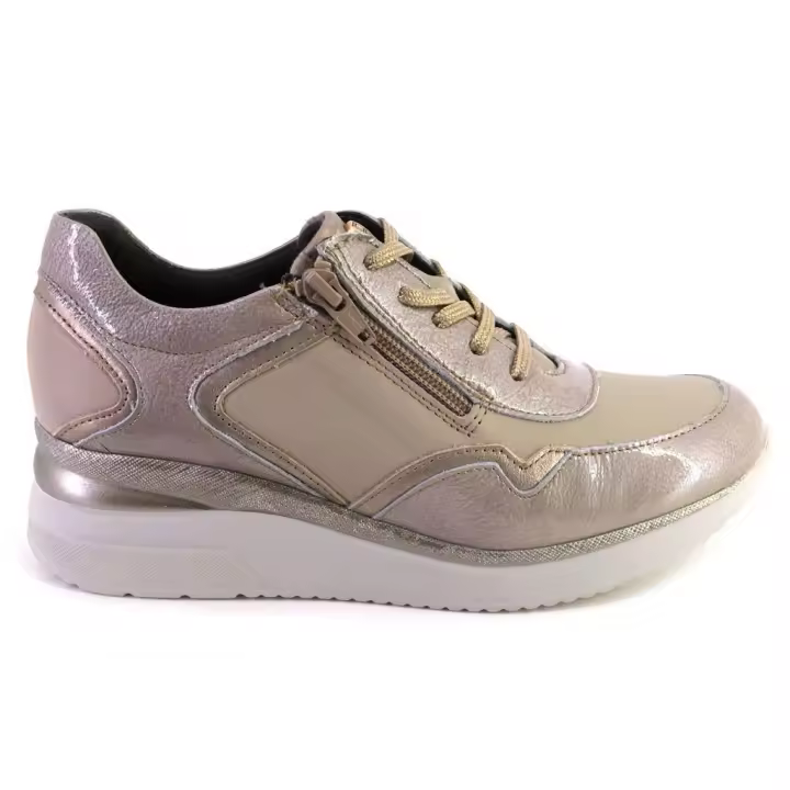 PITILLOS 10210 Zapatillas casual de mujer piedra PIEL 624 - 1