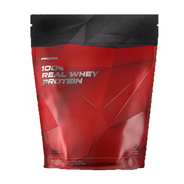 Prozis - 100 % Real Whey Protein x 400 g - Proteína de suero de leche para crecimiento muscular - Rica en aminoácidos. - 1