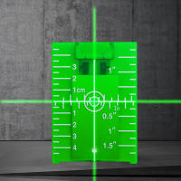 Tablero De Destino De Nivel Laser Rojo / Verde Línea Transmisión De Distancia Placa Magnética Pulgadas / Centímetros Tablero De Nivelamiento Herramienta Colgada En Pared Y Piezas De Piso - details 3