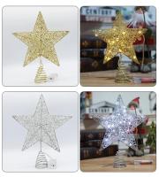 Estrella LED Para Árbol De Navidad Tamaño Grande Alimentado Por Baterías Decoración Para Sala De Estar Jardín Fiesta Año Nuevo 2025 - details 20
