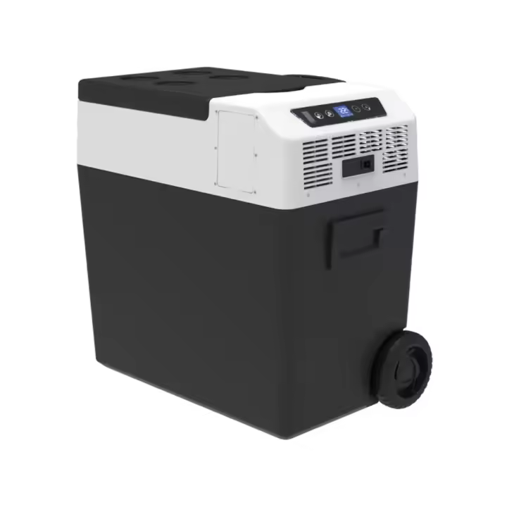 Nevera/Congelador eléctrica  50 litros con ruedas y compresor 12/220V, rango de temperatura +10/-22ºC     Nevera Portatil - 1