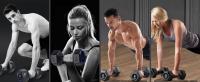 MAGIC SELECT Set de 2 Mancuernas 2.5Kg, 3Kg, 5Kg, 7,5Kg, 10Kg de PVC Y Hierro de Arena, Pesas de Gimnasio, Mancuernas Antideslizantes , Ideales para Entrenamiento de Fuerza y Gimnasio en Casa, Pesas Ergonómicas Fitness. - details 2