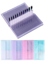 Caja De Almacenamiento Para Brocas De Uñas Llenas De 24 Huecos En Plástico Con Portabrocas Y Exhibidor De Herramientas Para Uñas - details 6