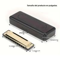 Harmonica Profesional Para Principiantes Con 10 Agujeros Y 20 Tonos En Color C Con Estuche Ideal Para Amantes De La Música Regalo De Navidad - details 9