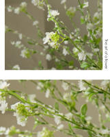 Palo De Sauce De Nieve Artificial De 116CM Para Decoración De Boda Y Hogar Estilo Nórdico Pastoral Florista Silken - details 8