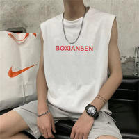 Camiseta De Hombre Sin Mangas De Color Sólido Casual Con Cuello Redondo Absorbente De Sudor Para Deporte En Verano - details 6