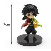 Figura De Acción Demon Slayer Kimetsu No Yaiba Kamado Tanjirou Con Agatsuma Zenitsu Nezuko Kyoujurou PVC Modelo Juguete Regalo Para Fans De Anime - details 8