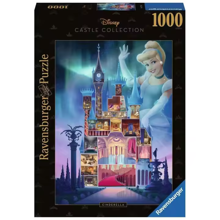 Disney castle collection puzzle la cenicienta (1000 piezas) - 1