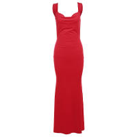 Vestido De Vacaciones Nibber Con Cuello Cuadrado Y Espalda Descubierta Para Mujer Sin Mangas Decorado Con Lazo Vestido Sexy De Fiesta En La Playa Vestido De Cuerpo Entero De Polyester Y Spandex - details 1