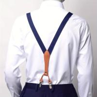 Suspenders Ajustables Para Hombres Y Mujeres 2.5cm Anchos Con Espalda En Forma De Y 4 Clip Para Bodas Y Eventos Regalo Para Padre - details 1