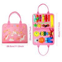 Tablero Ocupado Montessori 7 En 1 Juguete De Aprendizaje De Letras/numeros/ Formas Para Niños Y Niñas De 3 a 6 Años Regalo De Cumpleaños Ideal - details 6